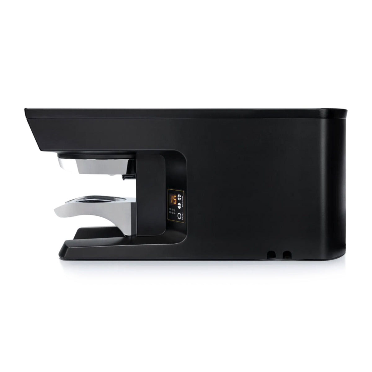 PUQ Press M2 Automatic Tamper for Mythos 1 & 2 - Side View.