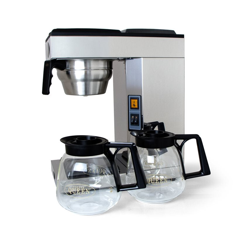 Coffee Queen Twin Hotplate Coffee Brewer Manual Fill Item No. M2