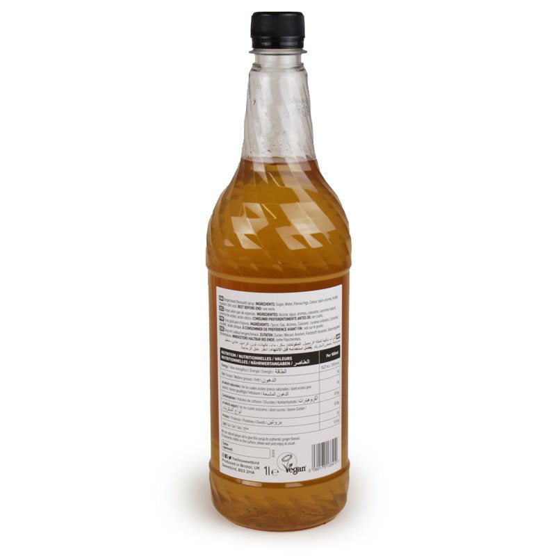 Sweetbird Classic Gingerbread Syrup 1.0 Ltr