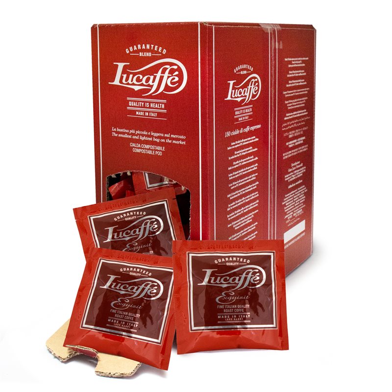 Lucaffe Exquisit Blend ESE 7g Single Pods - V1123
