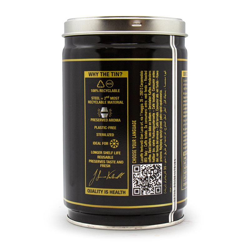 Lucaffe Mr Exclusive Espresso Coffee Beans 250g Tin