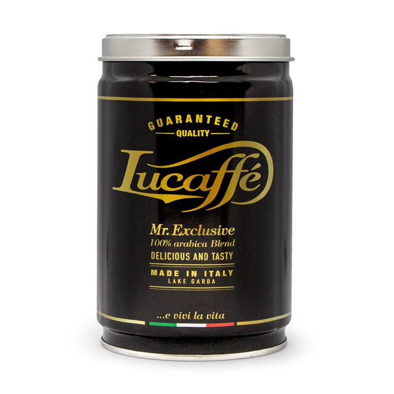 Lucaffe Mr Exclusive Espresso Coffee Beans 250g Tin