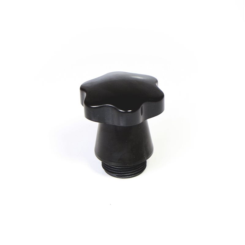 La Pavoni Lever Black Plastic Boiler Cap, supplied complete with boiler seal.