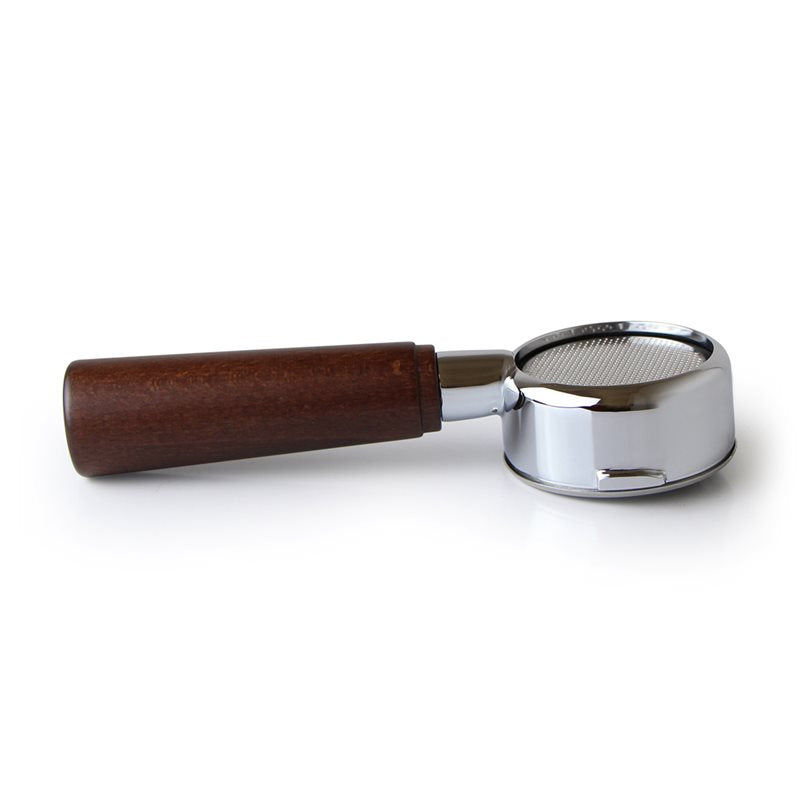 La Pavoni Hebel, Chrom, bodenloser Siebträger, Holzgriff (neue Gruppe) – 2953012