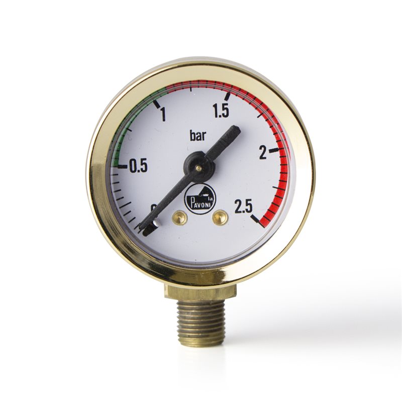 La Pavoni Lever Pressure Gauge (Gold) - 453042