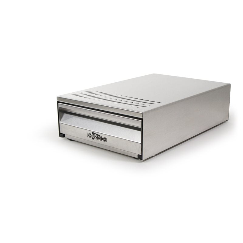 Robusta Box Stainless Steel Under Grinder Knock-Out Drawer - Large