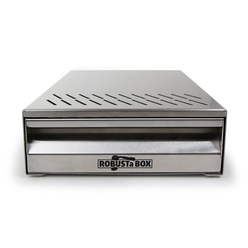Robusta Box Stainless Steel Under Grinder Knock-Out Drawer - Small
