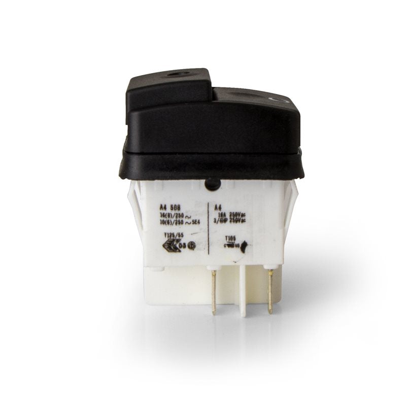 Black Bipolar Push Switch 16A