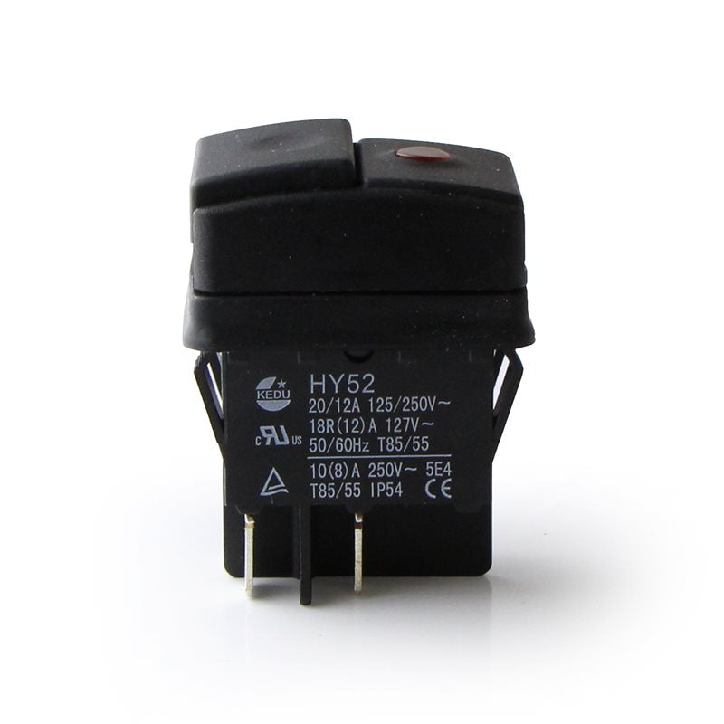 Marzocco Black Bipolar Switch 16A 230v - L283