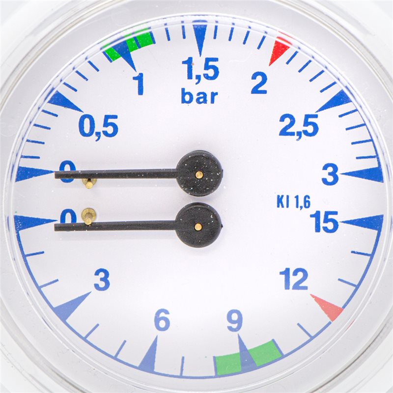 Astoria Dual Pressure Gauge ø 63mm - 21112