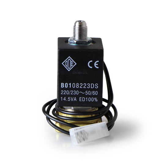 ODE 3 Way Solenoid Valve Ruby Seal 1.5mm Tapered Fitting
