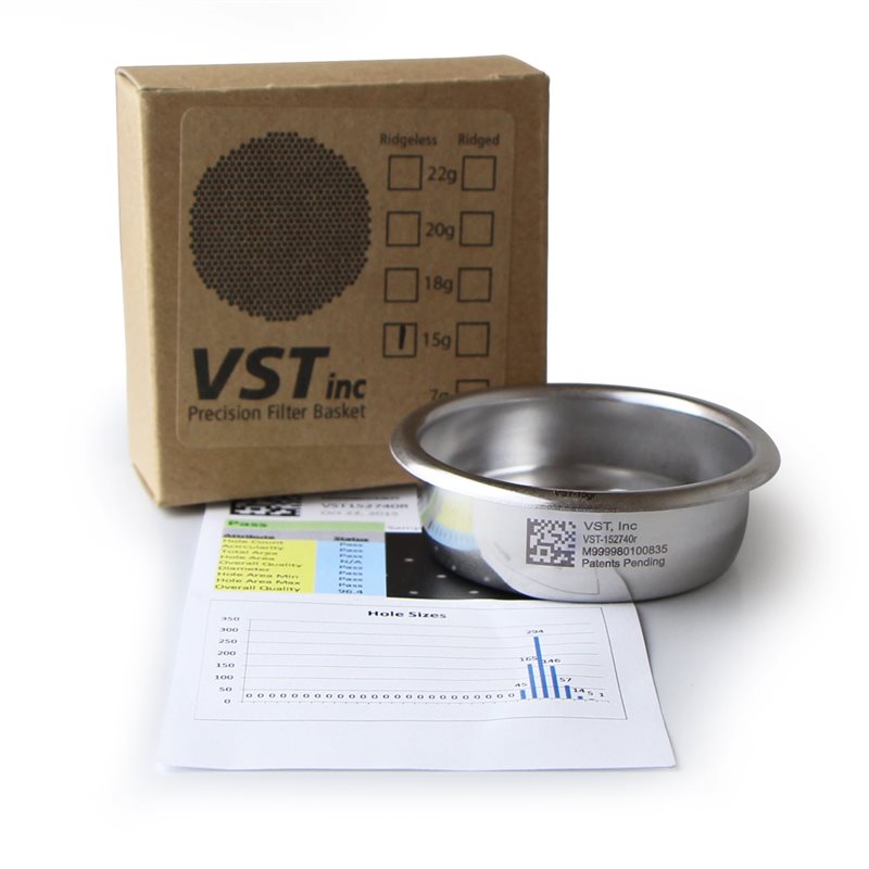 VST Precision 15 Gramm Filterkorb - ohne Kanten