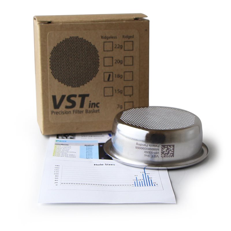 VST Precision 18 Gram Filter Basket - Ridgeless