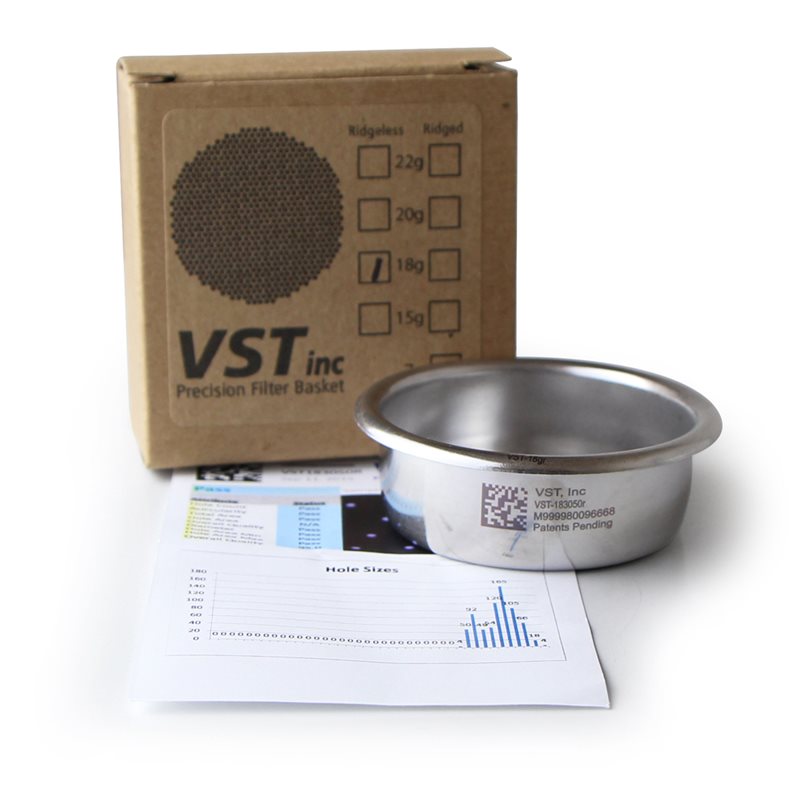 VST Precision 18 Gram Filter Basket - Ridgeless