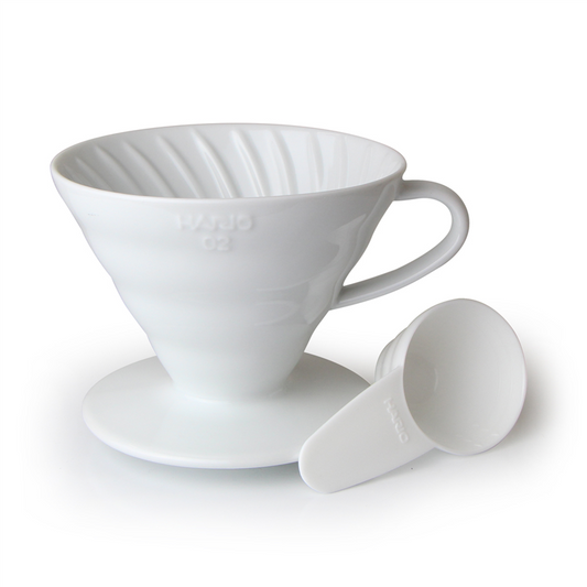 Hario V60 Ceramic Coffee Dripper 02 White