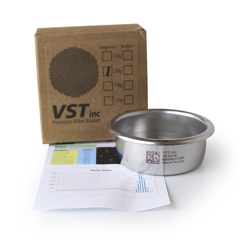 VST Precision 20g Filter Basket - Ridgeless