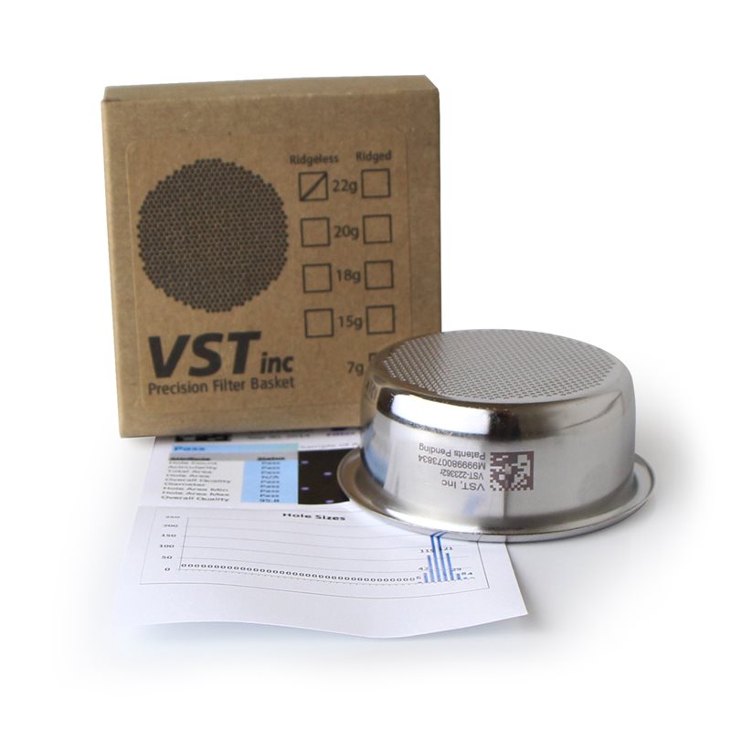 VST Precision 22 Gramm Filterkorb - ohne Kanten