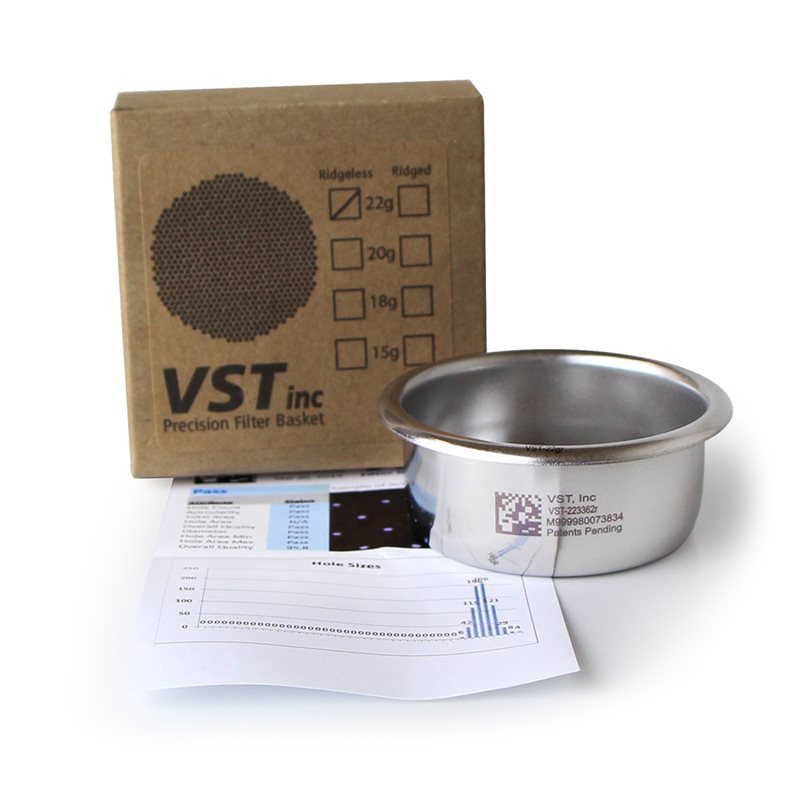 VST Precision 22 Gramm Filterkorb - ohne Kanten
