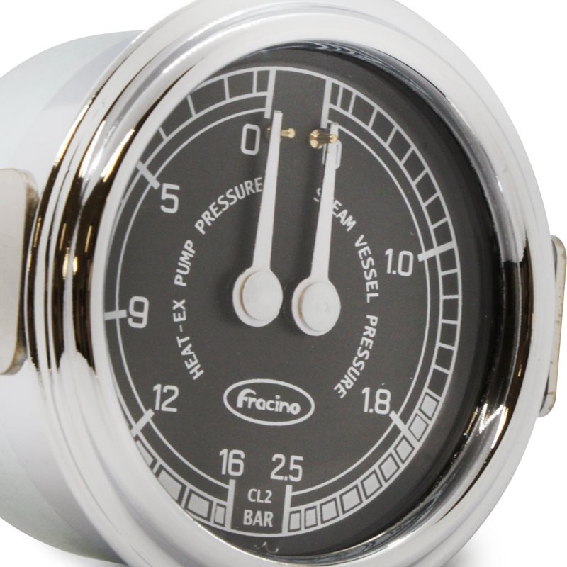 Fracino Dual Pressure Gauge ø 60mm - FC179-12-B
