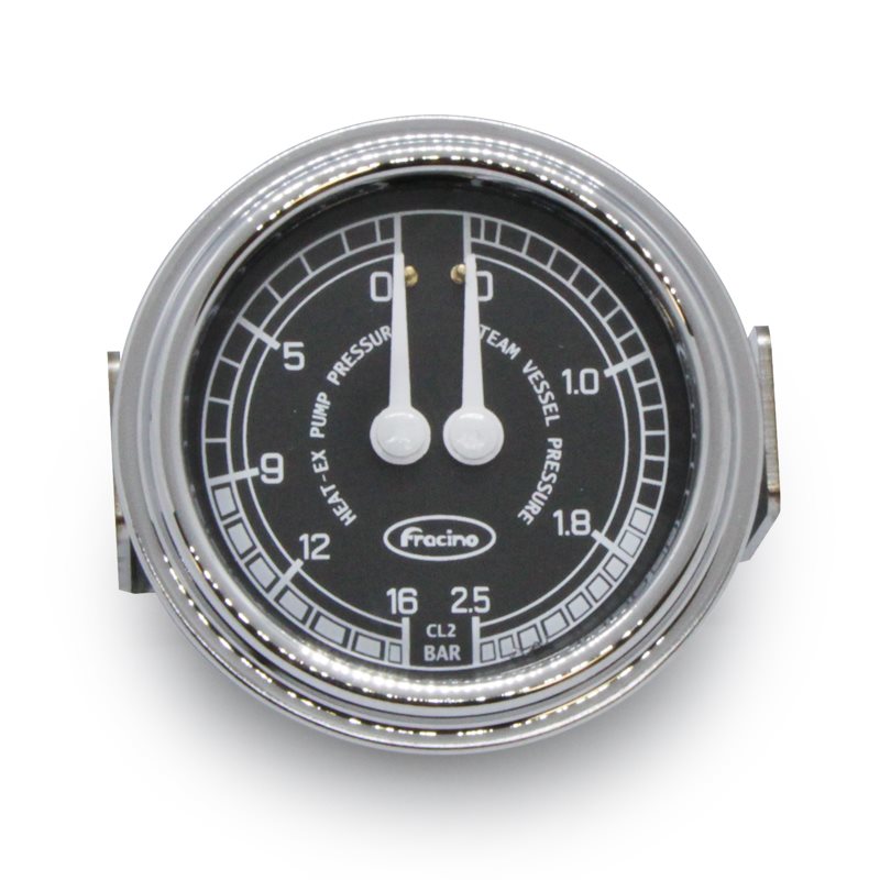 Fracino Dual Pressure Gauge ø 60mm - FC179-12-B