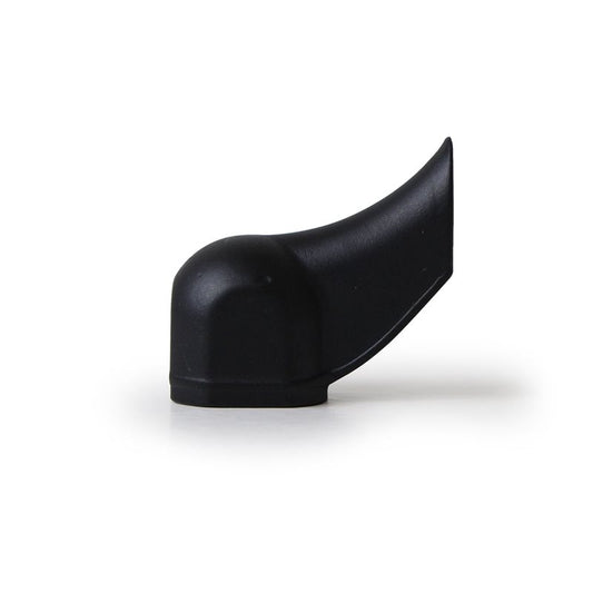 Single Open Black Spout, Teflon Coated