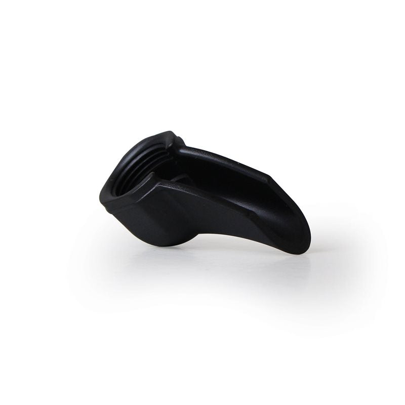 Single Open Black Spout, Teflon Coated