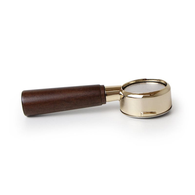 La Pavoni Lever Gold Bottomless Portafilter Wood Handle (New Group) - 2953025