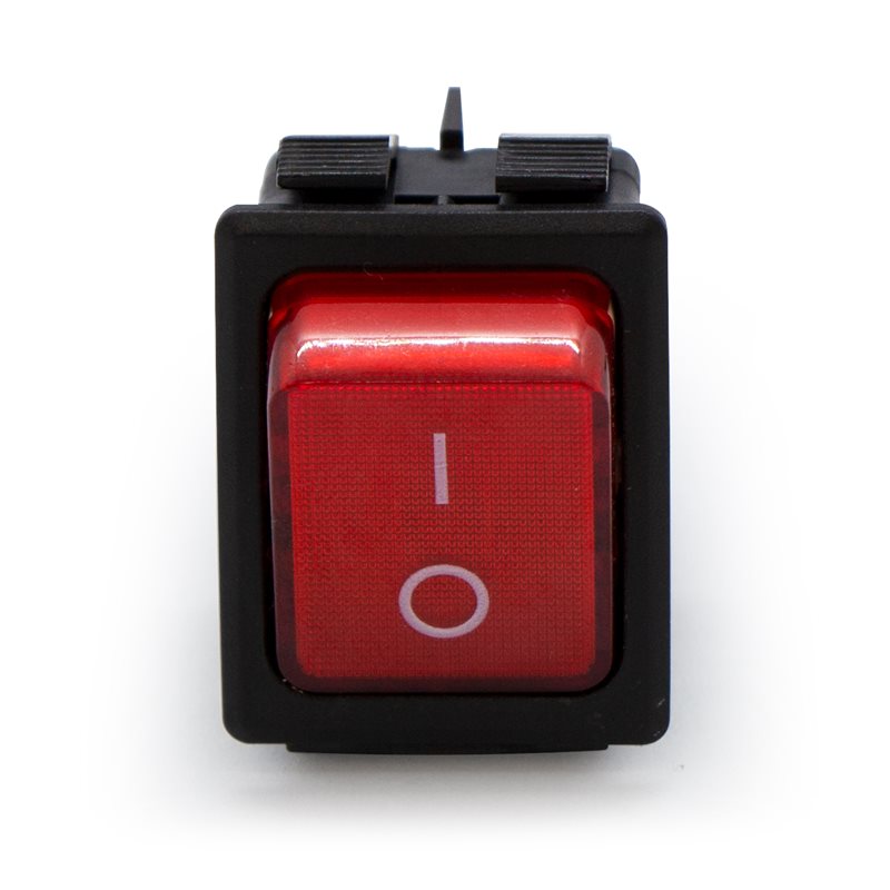 Red Bipolar Power Switch 16A