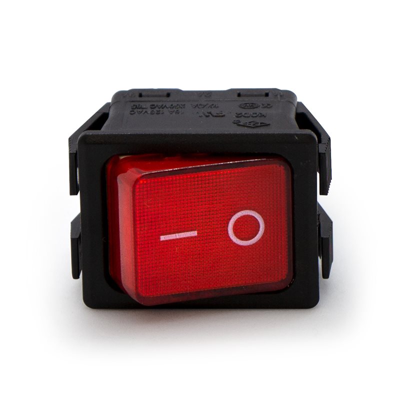 Red Bipolar Power Switch 16A