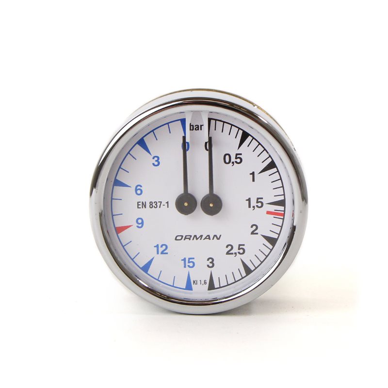 Elektra Classic Barlume Dual Pressure Gauge - 00985014