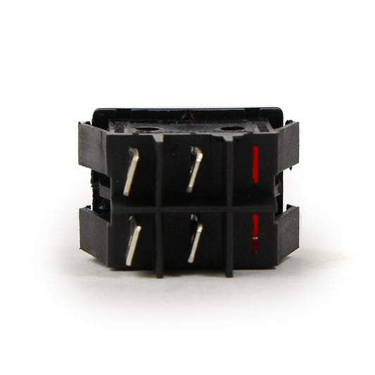 Red Bipolar 16A 250v Spring Switch