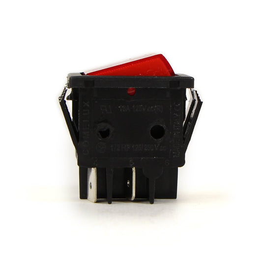 Red Bipolar 16A 250v Spring Switch