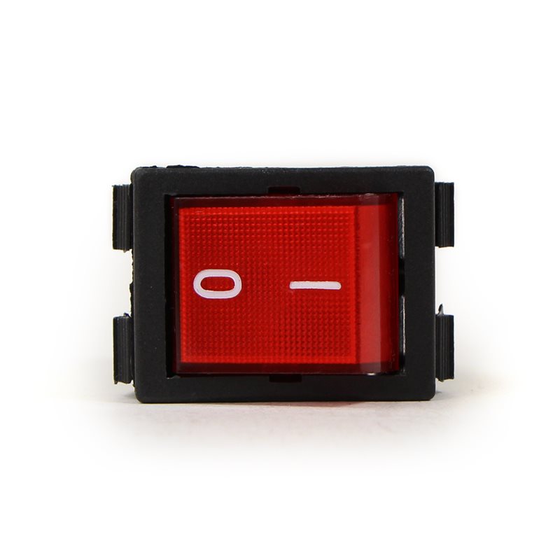 Red Bipolar 16A 250v Spring Switch