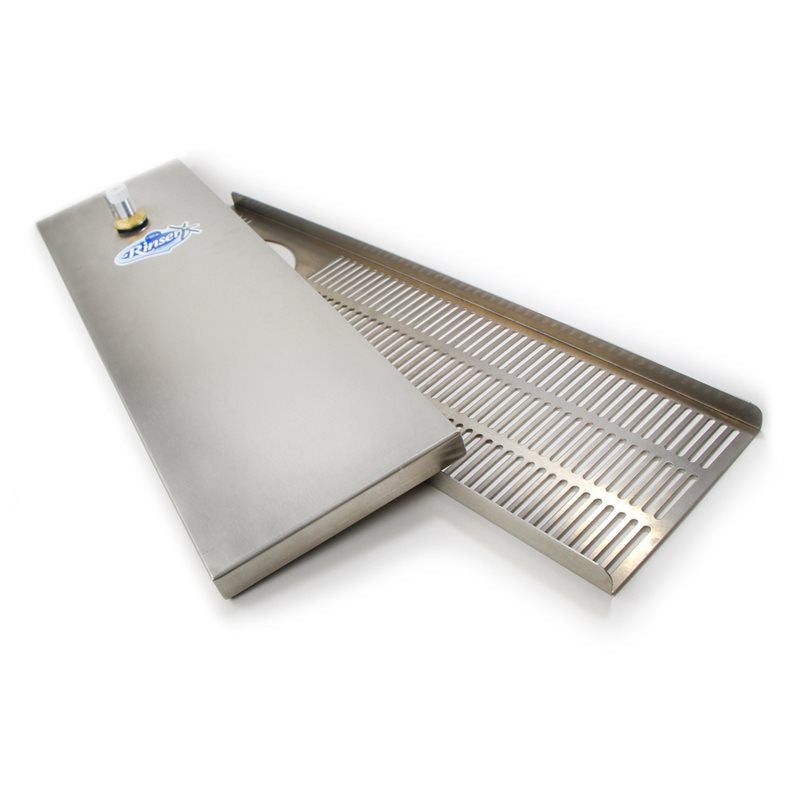 Krome Dispense Side Spray Glass Rinser Tray 610mm - C460