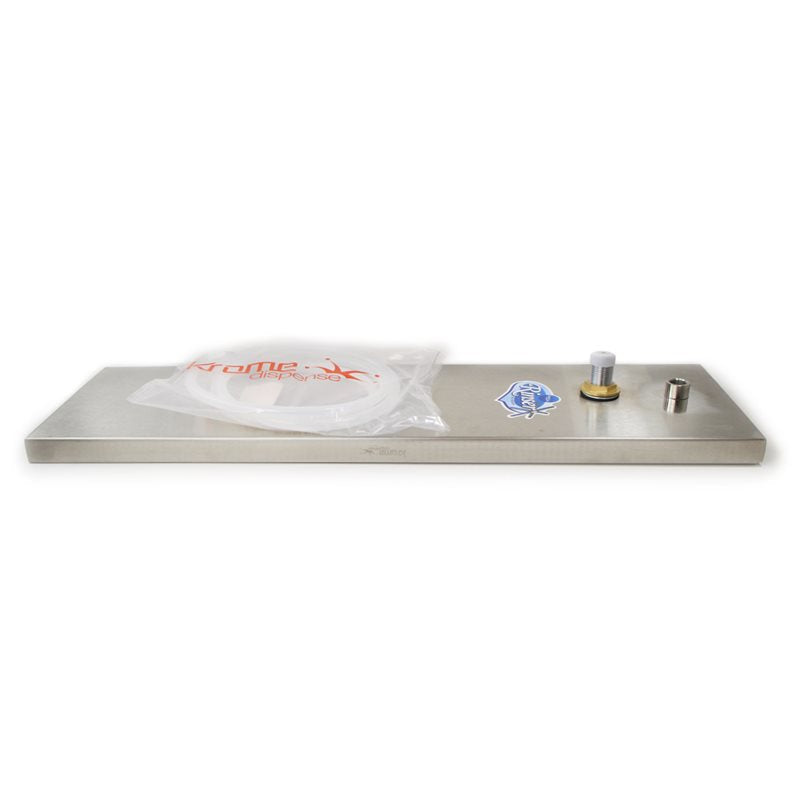 Krome Dispense Side Spray Glass Rinser Tray 610mm - C460