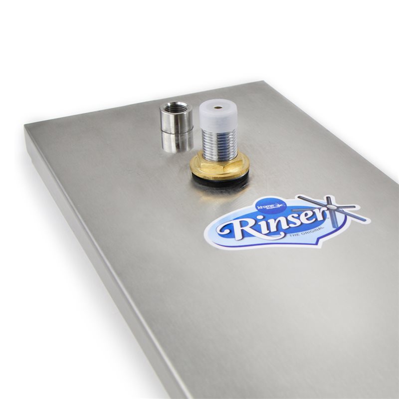 Krome Dispense Side Spray Glass Rinser Tray 610mm - C460