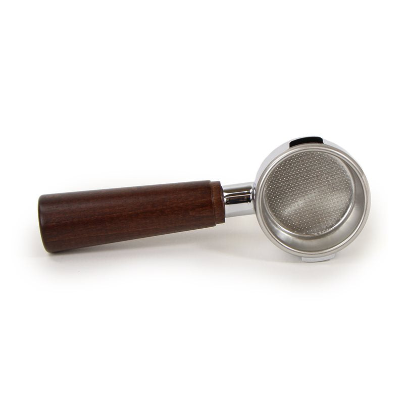 La Pavoni Hebel-Chrom-Siebträger mit Holzgriff (alte Gruppe) – 395314