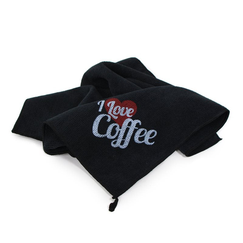 'I Love Coffee' Microfibre Cloth 40x40cm