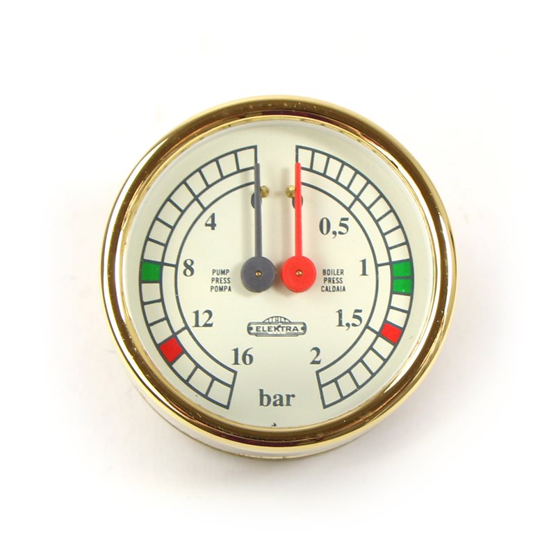 Elektra Dual Pressure Gauge ø 60mm - 00985026