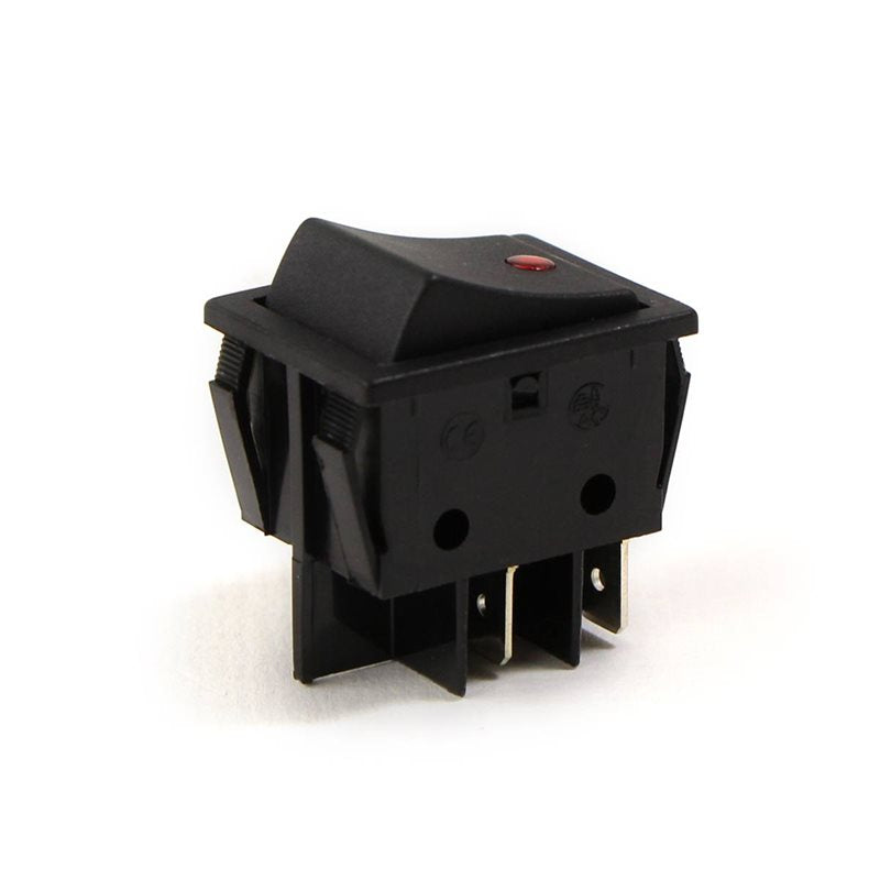 Black Bipolar Switch 16(4)A - 18263