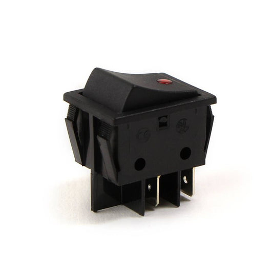 Black Bipolar Switch 16(4)A - 18263