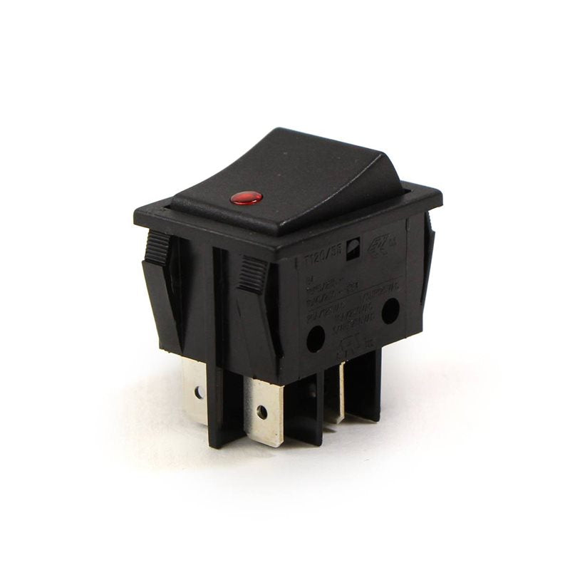 Black Bipolar Switch 16(4)A - 18263