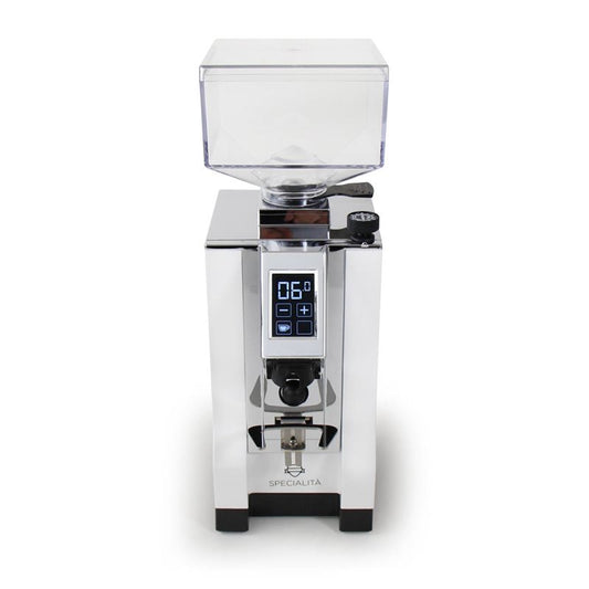 Eureka Mignon Specialita Coffee Grinder 230v - White and Chrome