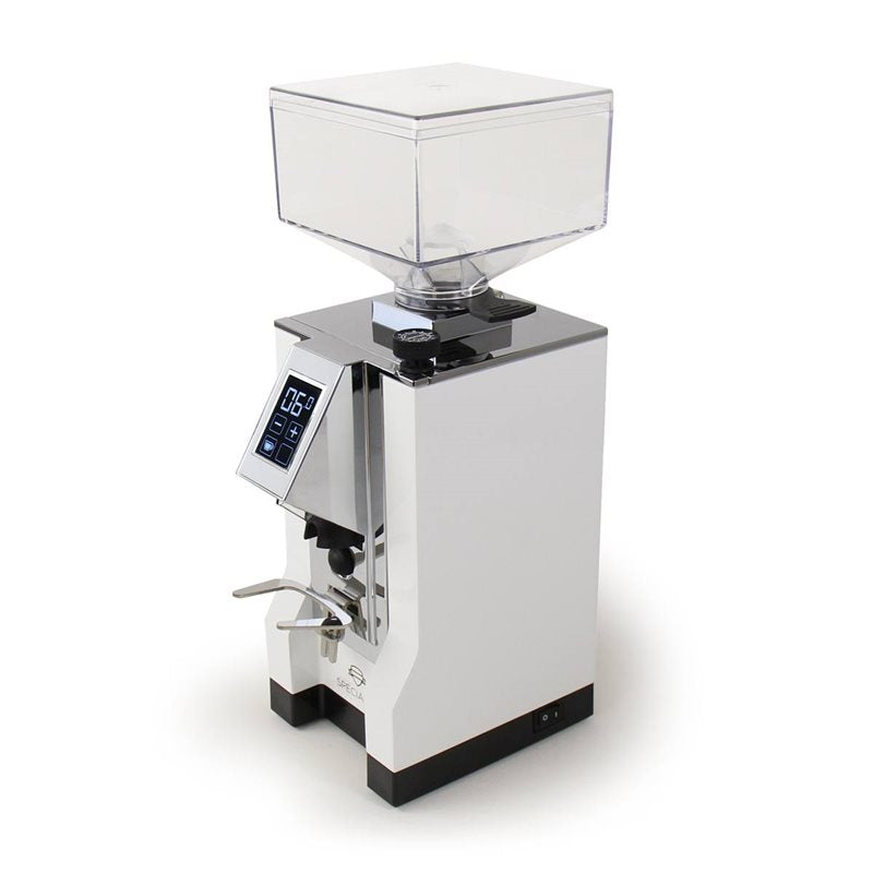 Eureka Mignon Specialita Coffee Grinder 230v - White and Chrome