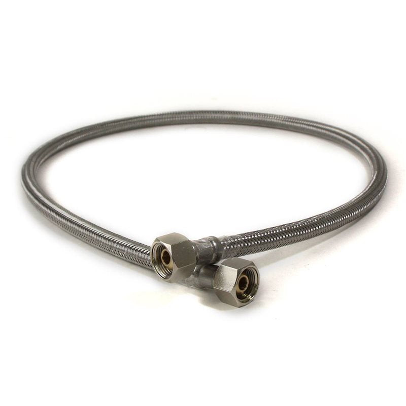 Stainless Braided Water Hose ø 3/8"x3/8"x1000mm