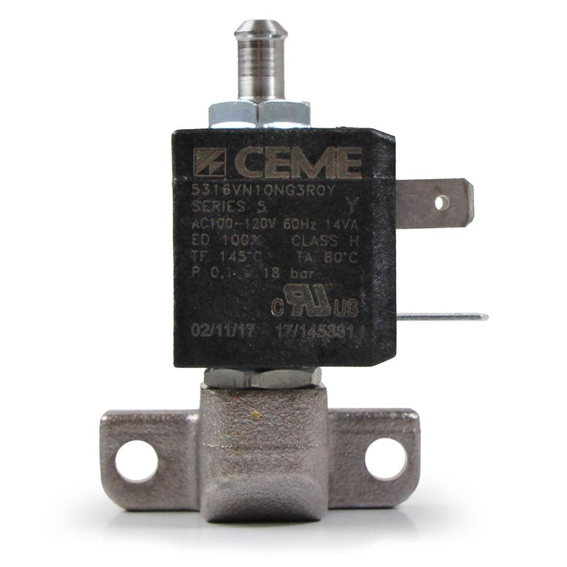 Gaggia Classic Brass 57 Solenoid Valve 120v - 421944093711