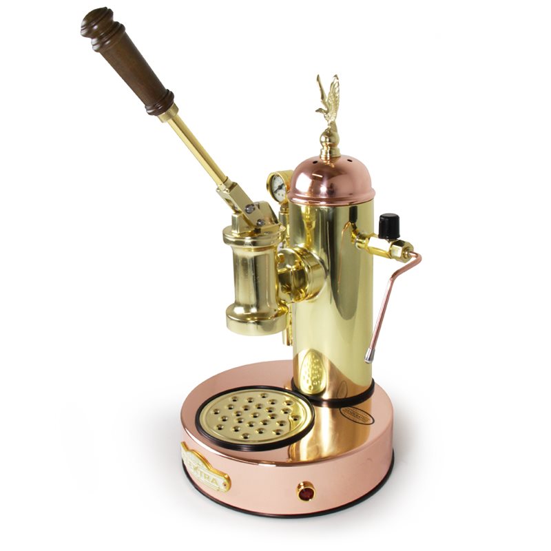 Elektra Micro Casa Leva Espresso Machine 230V Copper/Brass - S1