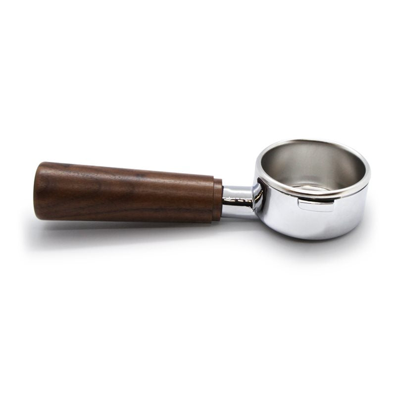 La Pavoni Hebel-Siebträger ohne Boden mit IMS 20 g Korb und Holzgriff (alte Gruppe)