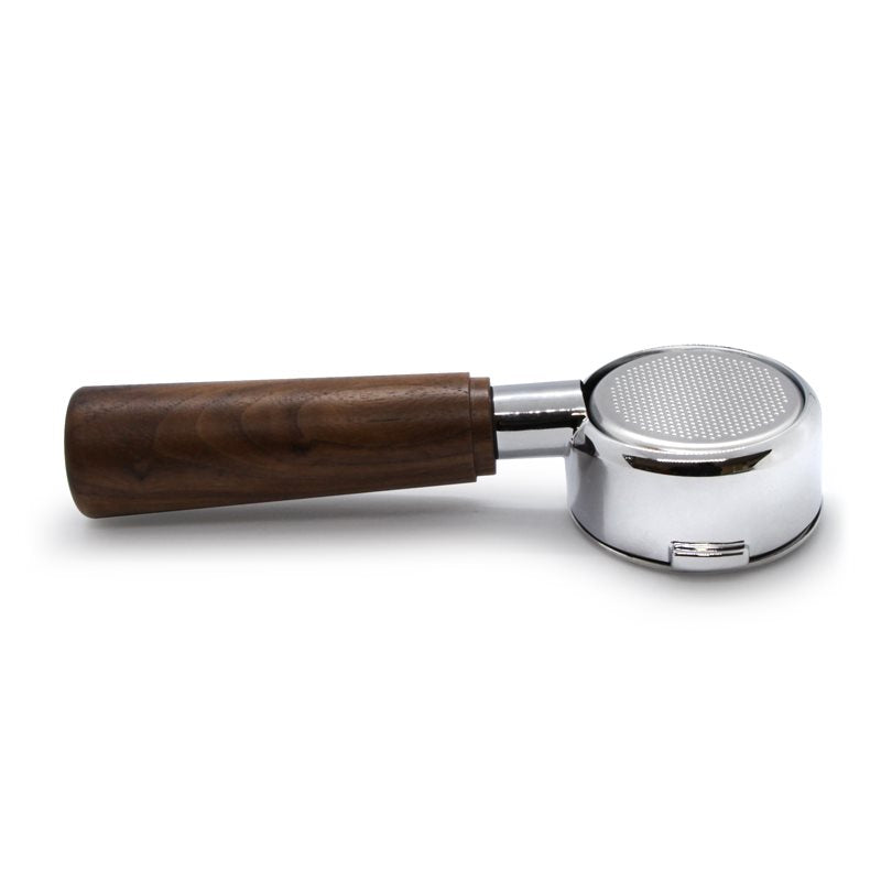 La Pavoni Hebel-Siebträger ohne Boden mit IMS 20 g Korb und Holzgriff (alte Gruppe)
