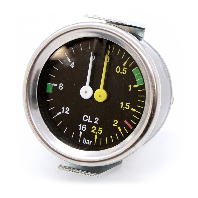 Fracino Bambino Dual Pressure Gauge ø 60mm- FC179M